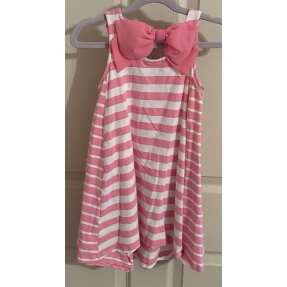 Girls Dress Pink Stripe Mermaid Sundress Size 5T - Picture 3 of 3